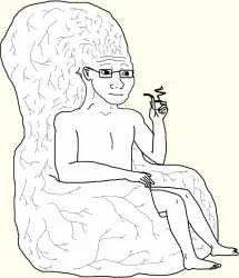 Big Brain Wojak meme template
