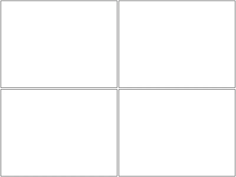 Blank Comic Panel 2x2 meme template