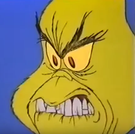 Cringe Grinch meme template