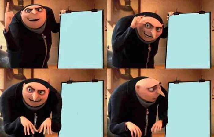 Grus Plan meme template