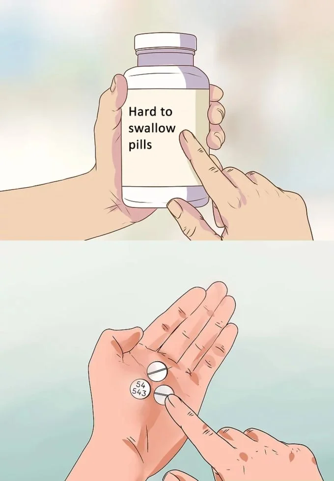 Hard To Swallow Pills meme template