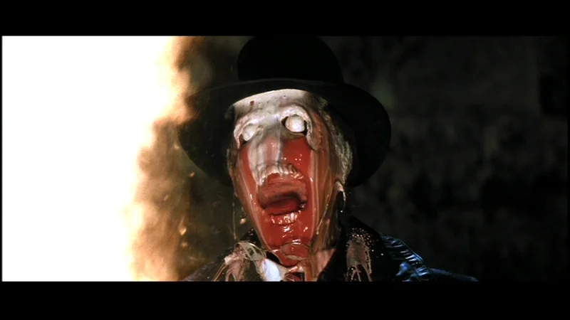 Indiana Jones Face Melt meme template