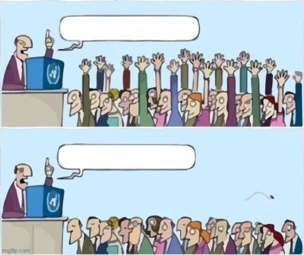 People Raising Hands meme template
