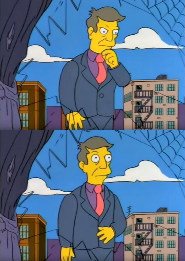 Principal Skinner meme template: Seymour Skinner from The Simpsons wondering if he is out of touch