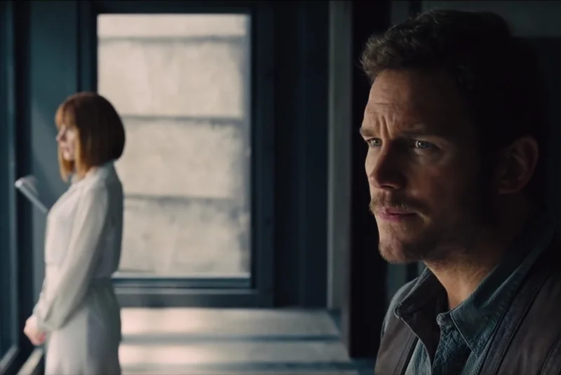 Probably Not a Good Idea meme template: Owen Grady (Chris Pratt) in Jurassic World giving a skeptical look