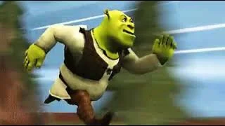Shrek Running meme template