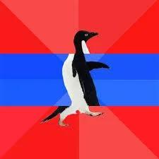socially awesome awkward penguin meme template
