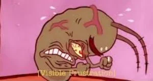 Visible Frustration Plankton meme template