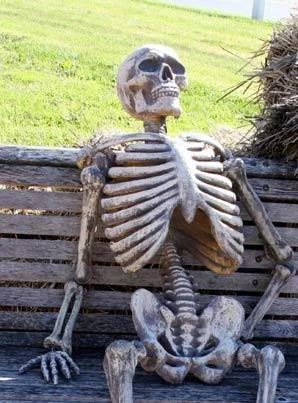 Waiting Skeleton meme template: a skeleton slumped in a chair covered in cobwebs