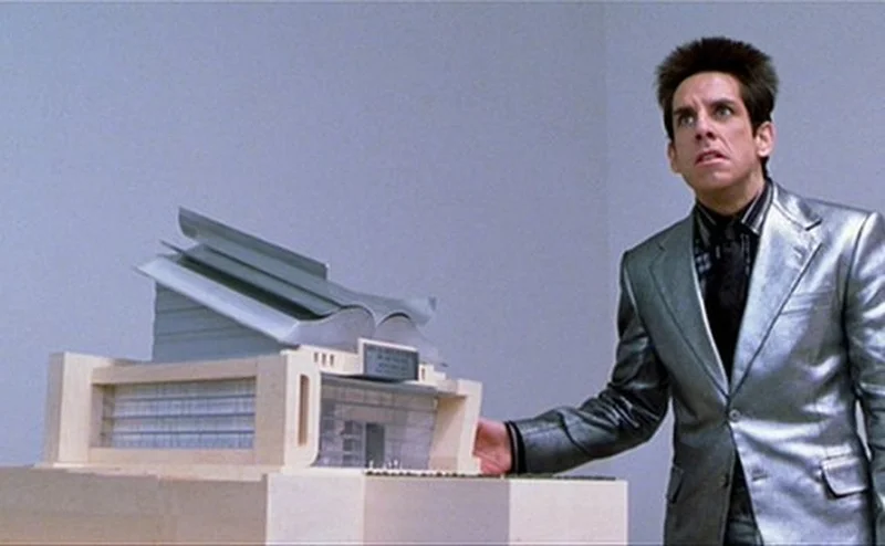 What is this, a Center for Ants meme template: Derek Zoolander angrily inspecting a tiny model