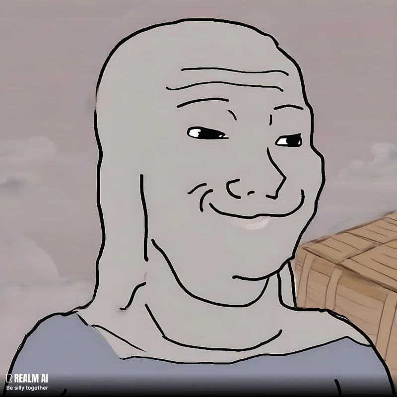 Wholesome wojak meme template