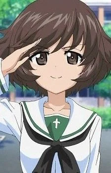Yukari Akiyama salute "Sir, yes sir!" meme template